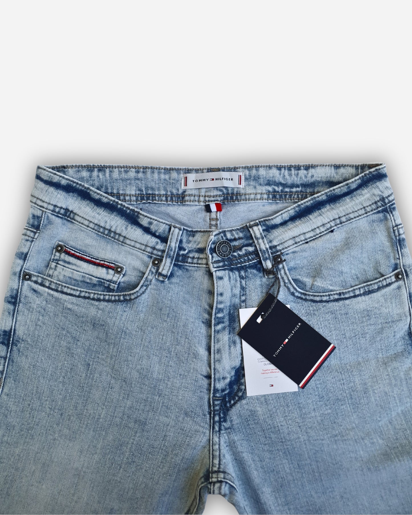 Jean Tommy Jeans 461B Gris Blanc
