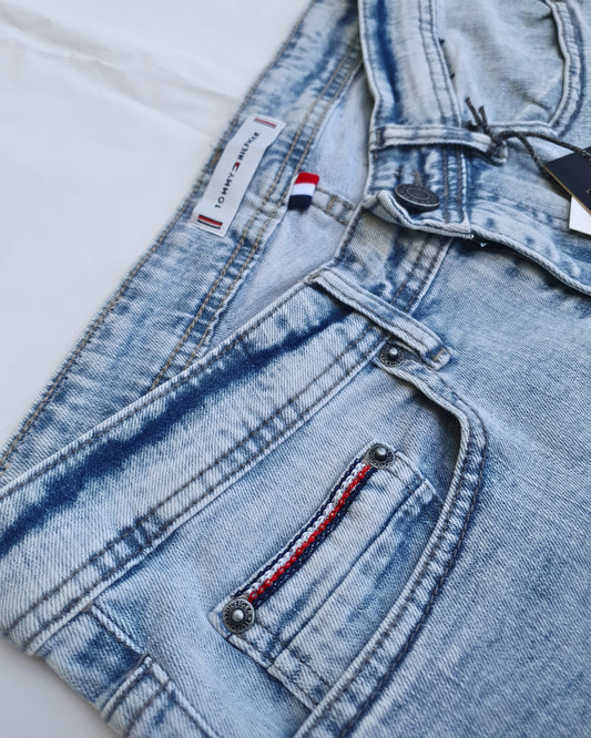 Jean Tommy Jeans 461B Gris Blanc