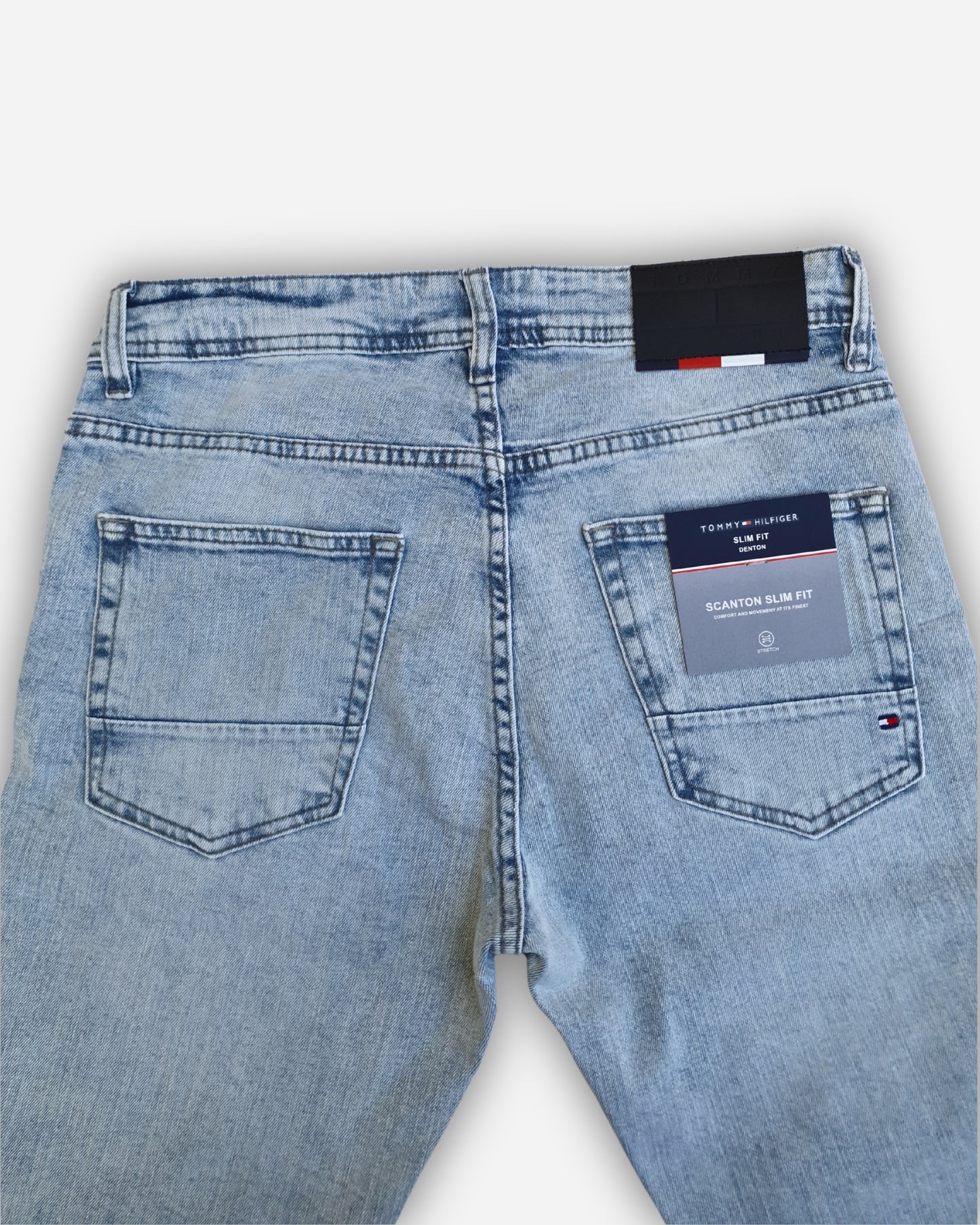 Jean Tommy Jeans 461B Gris Blanc