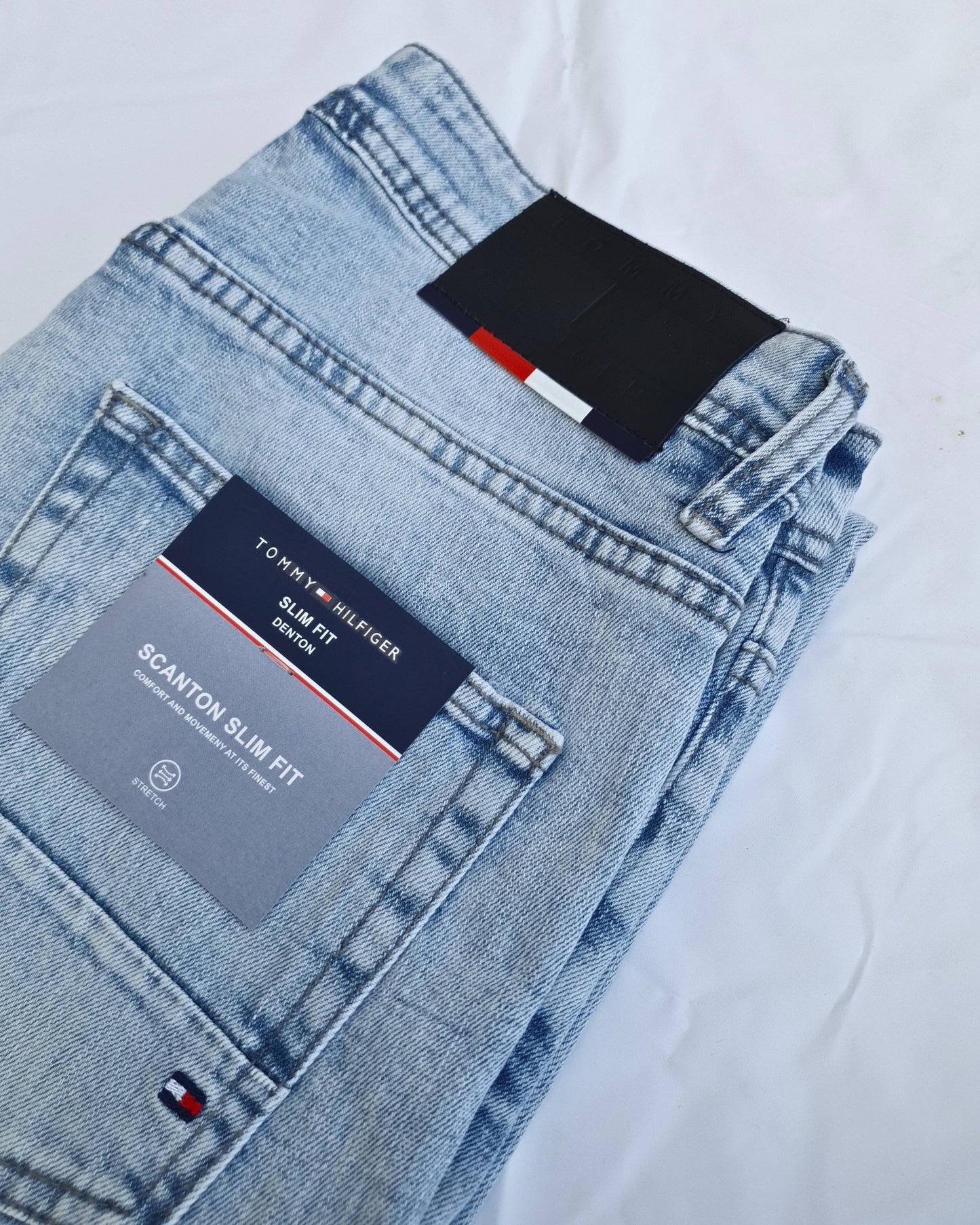 Jean Tommy Jeans 461B Gris Blanc