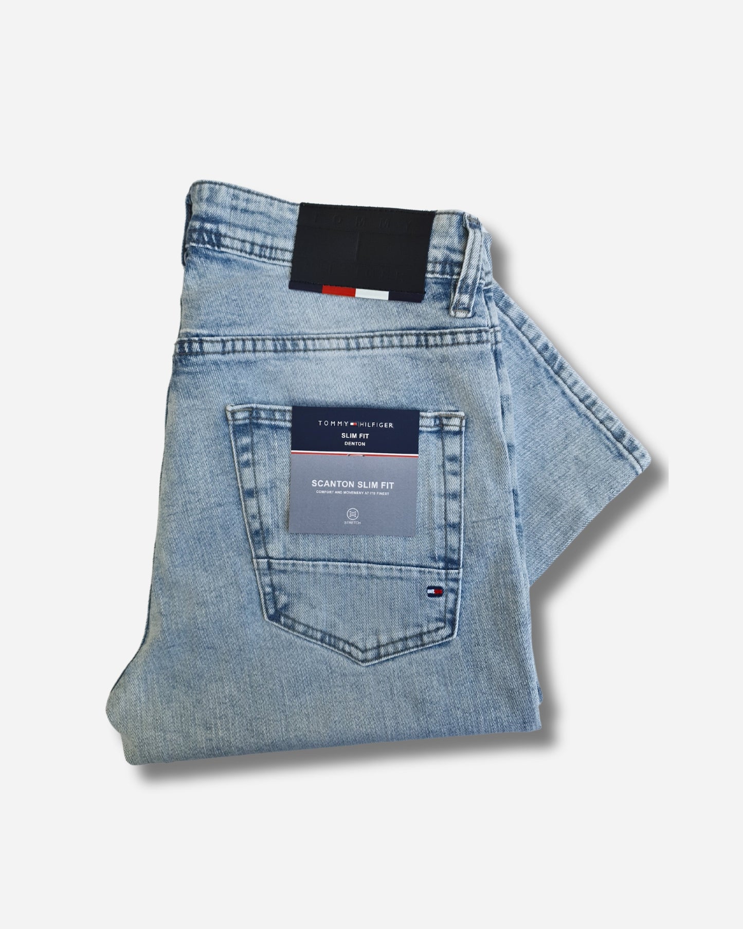 Jean Tommy Jeans 461B Gris Blanc