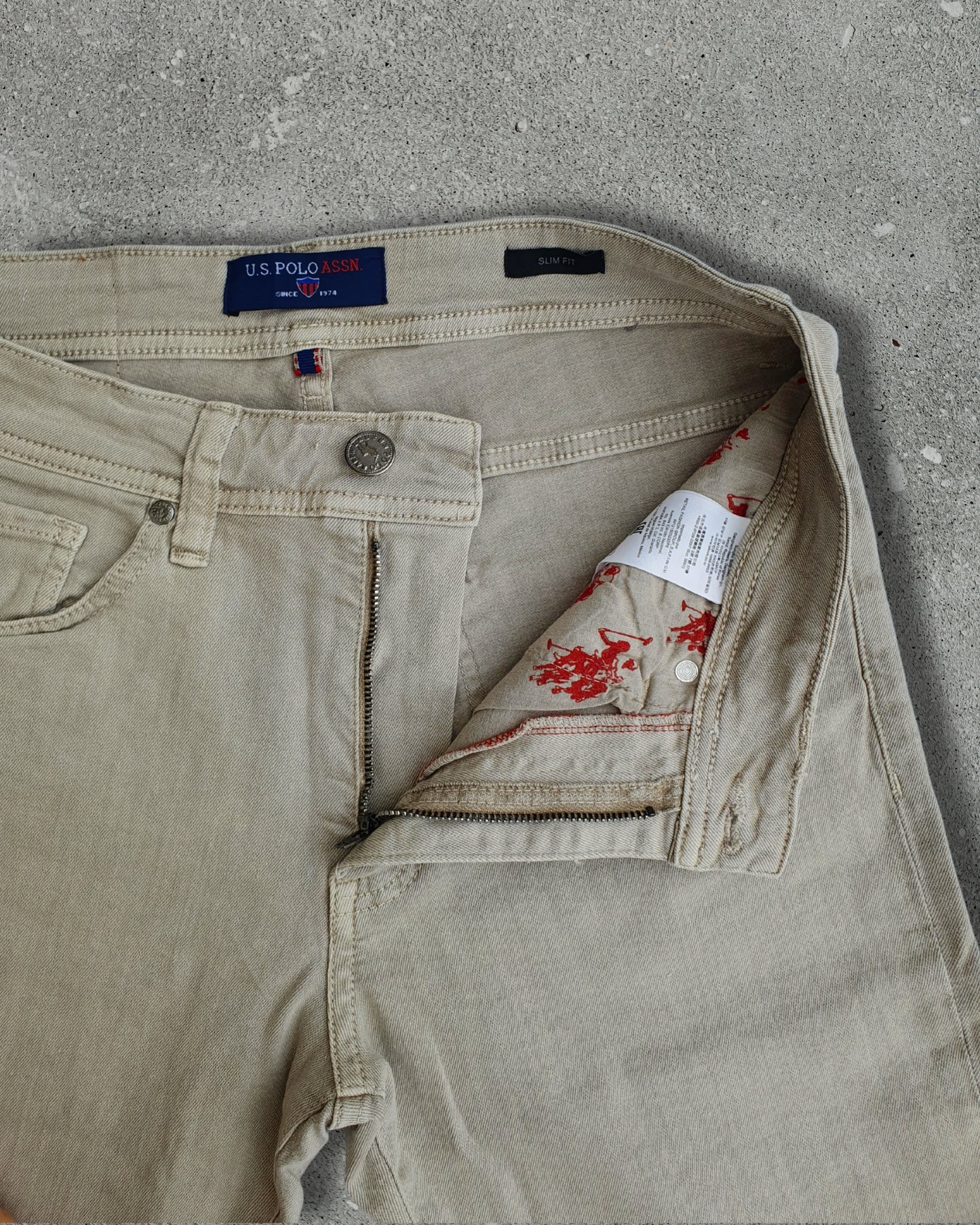 Jean US POLO ASSN 464 Beige